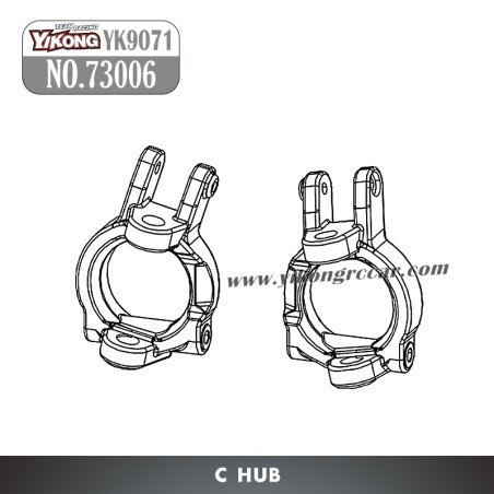 YIKONG YK9071 RC Crawler Parts C hub 73006