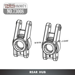 YIKONG YK9071 RC Crawler Parts Rear Hub 73008