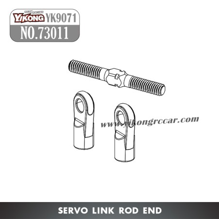 YIKONG YK9071 RC Crawler Parts Servo Link Rod End 73011
