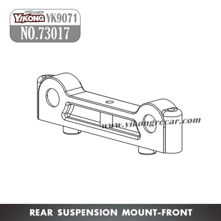 YIKONG YK9071 RC Car Parts Rear Suspension Mount-Front 73017