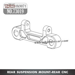 YIKONG YK9071 RC Car Parts Rear Suspension Mount-Rear CNC 73019