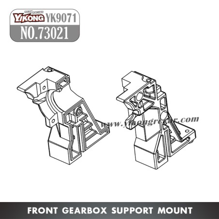 YIKONG YK9071 RC Car Parts Front Gearbox Support Mount 73021