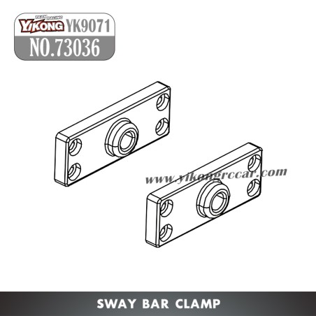 YIKONG YK9071 YT7/Pro Parts Sway Bar Clamp 73036