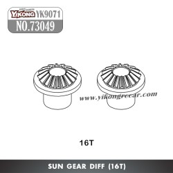 YIKONG YK9071 RC Car Parts Sun Gear Diff 16T 73049