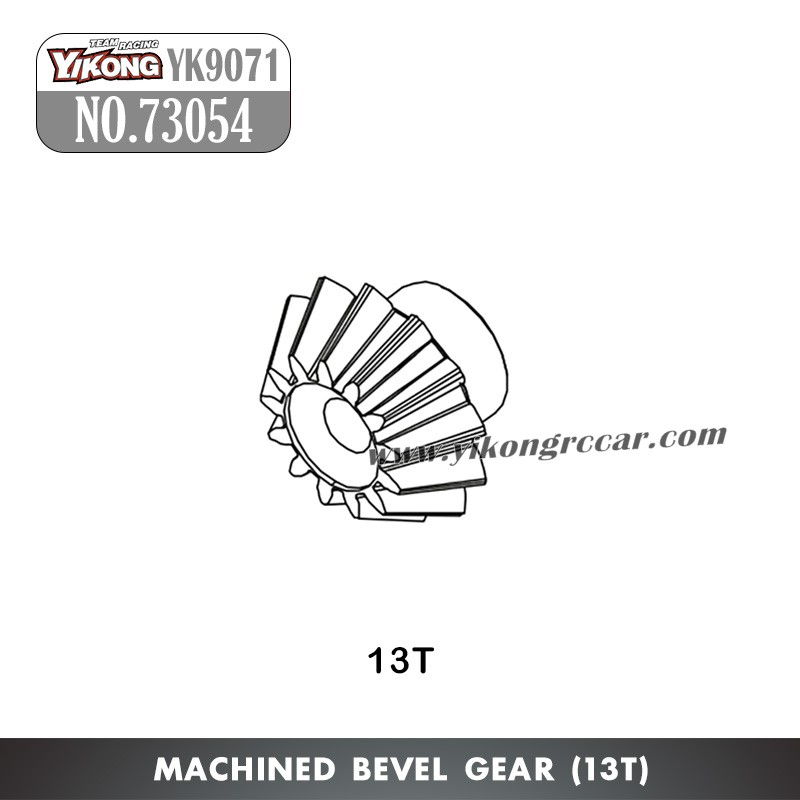 YIKONG YK9071 RC Car Parts Machined Bevel Gear (13T) 73054