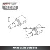 YIKONG YK9071 RC Car Parts Main Gear Outdrive 73056