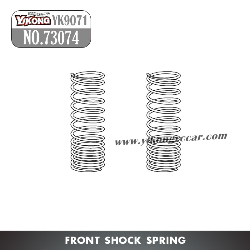 YIKONG YK9071 RC Car Parts Front Shock Spring 73074