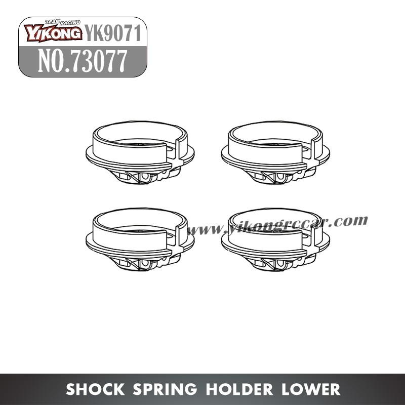 YIKONG YK9071 RC Car Parts Shock Spring Holder Lower 73077