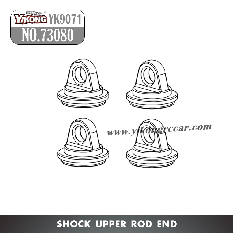 YIKONG YK9071 RC Car Parts Shock Upper Rod End 73080