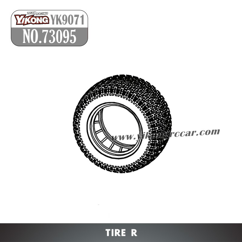 YIKONG YK9071 RC Car Parts Tire R 73095