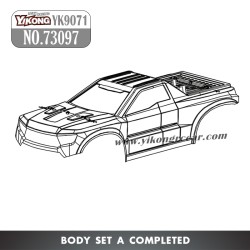 YIKONG YK9071 RC Car Parts Body set A completed 73097