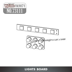 YIKONG YK9071 YT7/Pro RC Car Parts Lights Board 73111