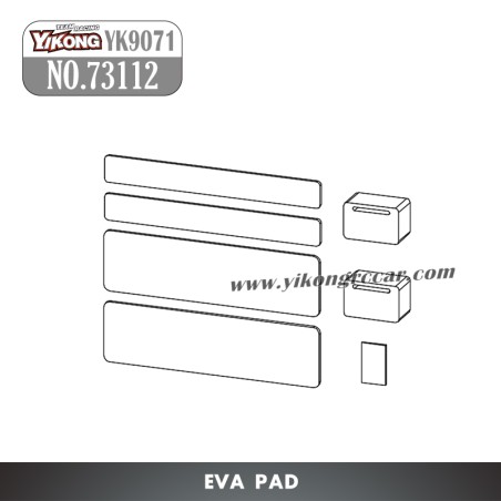YIKONG YK9071 YT7/Pro RC Car Parts EVA Pad 73112