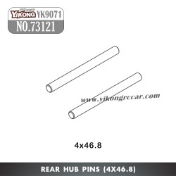 YIKONG YK9071 Parts Rear Hub Pins 4x46.8mm 73121