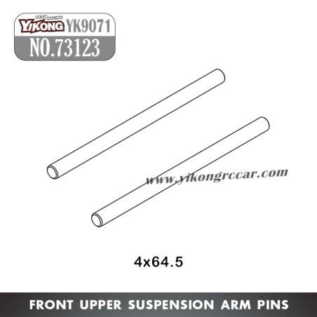 YIKONG YK9071 Parts Front Upper Suspension Arm Pins 4x64.5mm 73123
