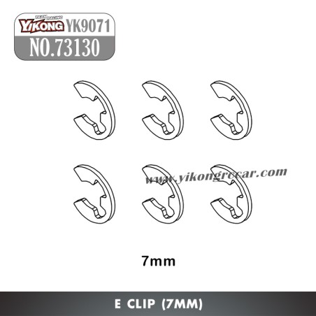 YIKONG YK9071 Parts E-Clip 7mm 73130