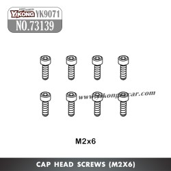 YIKONG YK9071 Parts Cap Head Screws (M2x6) 73139