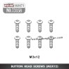 YIKONG YK9071 YT7/YT7Pro Parts Button Head Screws (M3x12) 73158