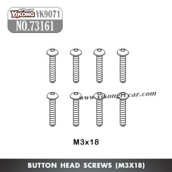 YIKONG YK9071 YT7/YT7Pro Parts Button Head Screws (M3x18) 73161