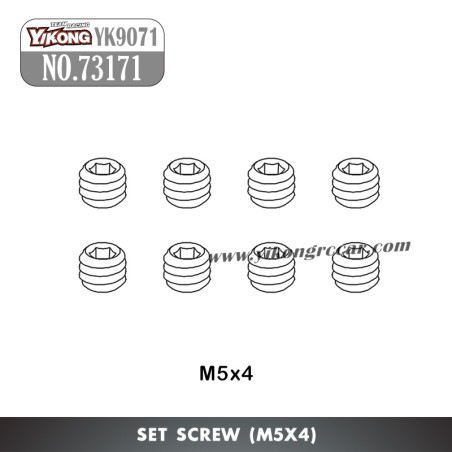 YIKONG YK9071 YT7/YT7Pro RC Car Parts Set Screw (M5x4) 73171