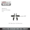 YIKONG YK4107 Parts Simulated Exhaust Pipe Tail Throat R210U/U-S