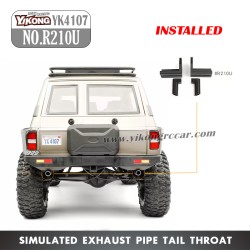 YIKONG YK4107 Parts Simulated Exhaust Pipe Tail Throat R210U/U-S