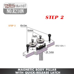 YIKONG YK4107 Parts Magnetic body pillar with quick-release latch R210N