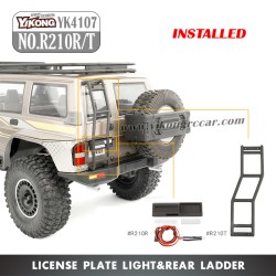 YIKONG YK4107 Parts License Plate Light and Rear Ladder R210R/T