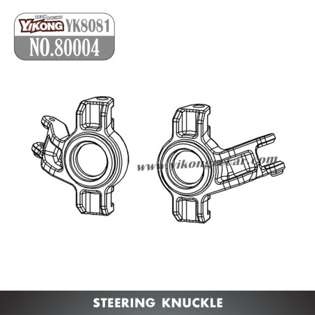 YIKONG YK8081 DF8 RC Car Parts NO.80004 Steering knuckle