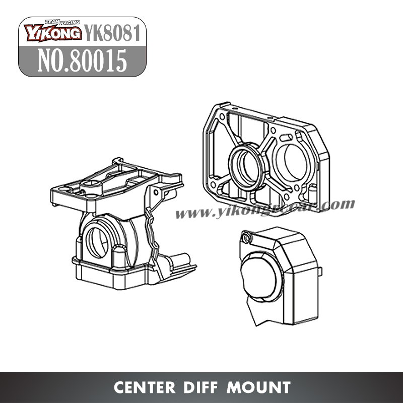 YIKONG YK8081 DF8 RC Truck Parts NO.80015 Center Diff Mount