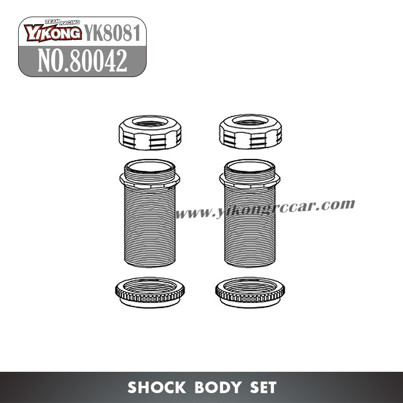 YIKONG YK8081 Desert Fighter 8 Parts NO.80042 Shock Body Set