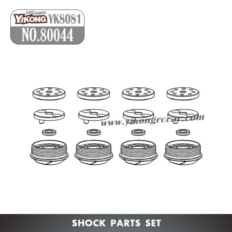 YIKONG YK8081 Desert Fighter 8 Parts NO.80044 Shock Parts Set