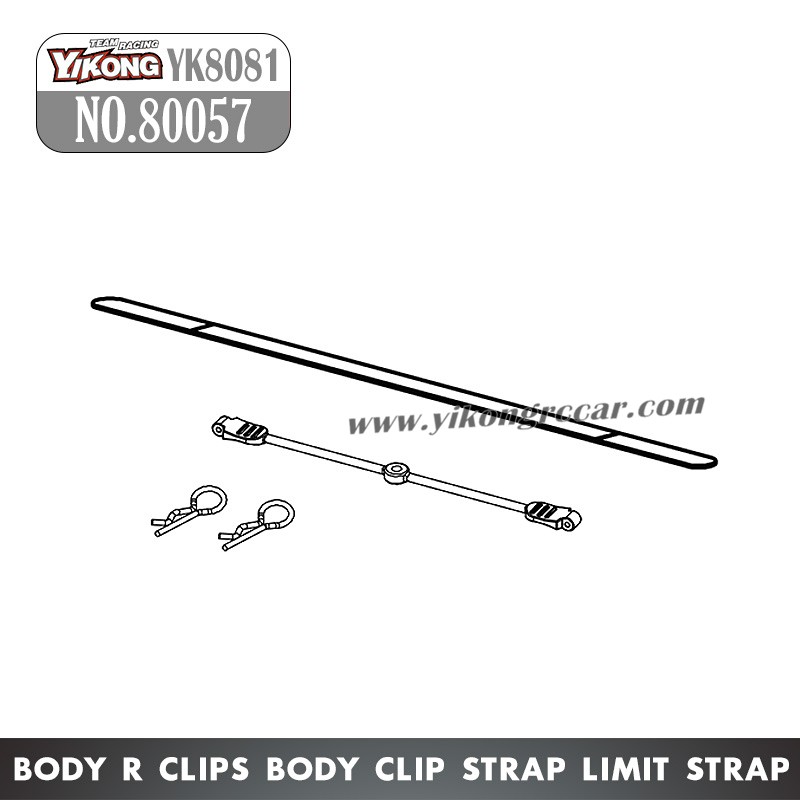 YIKONG YK8081 Parts NO.80057 Body R Clips Body Clip Strap Limit Strap