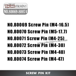 YIKONG YK8081 RC Vehicle Parts NO.80069-80074 Screw Pin