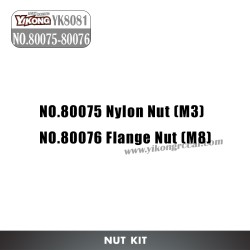 YIKONG YK8081 RC Vehicle Parts NO.80075-80076 Nut
