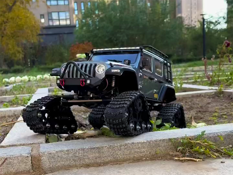 YIKONG 1/8 & 1/10 Series Rc Car Parts All-terrain Tracked Kit (4 pcs)