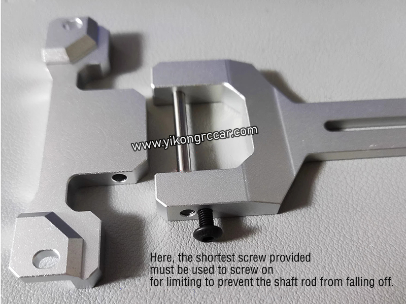 5 YIKONG YK4082 RC Car Parts Aluminum alloy car shell bonnet support bracket6