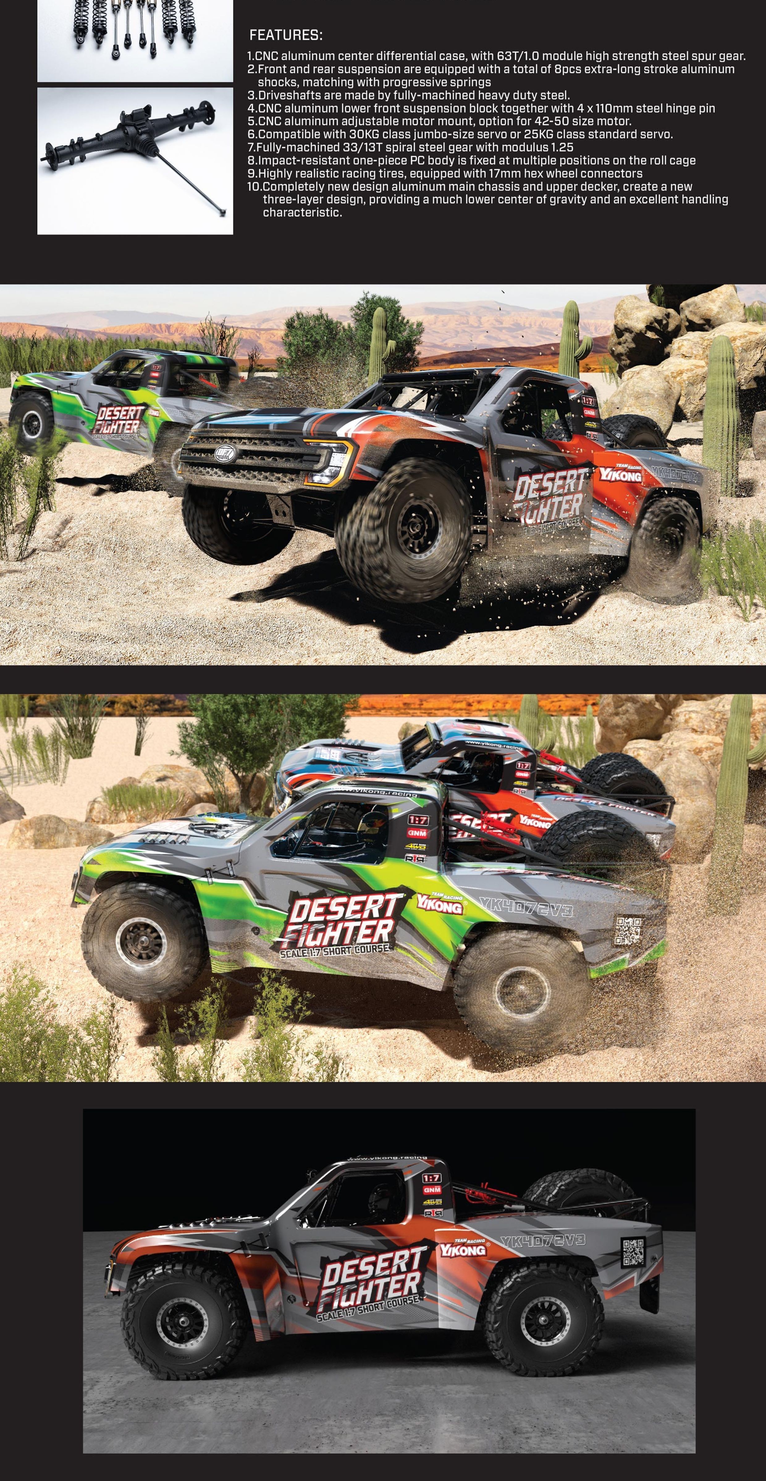 yk4072 v3 rc car 8