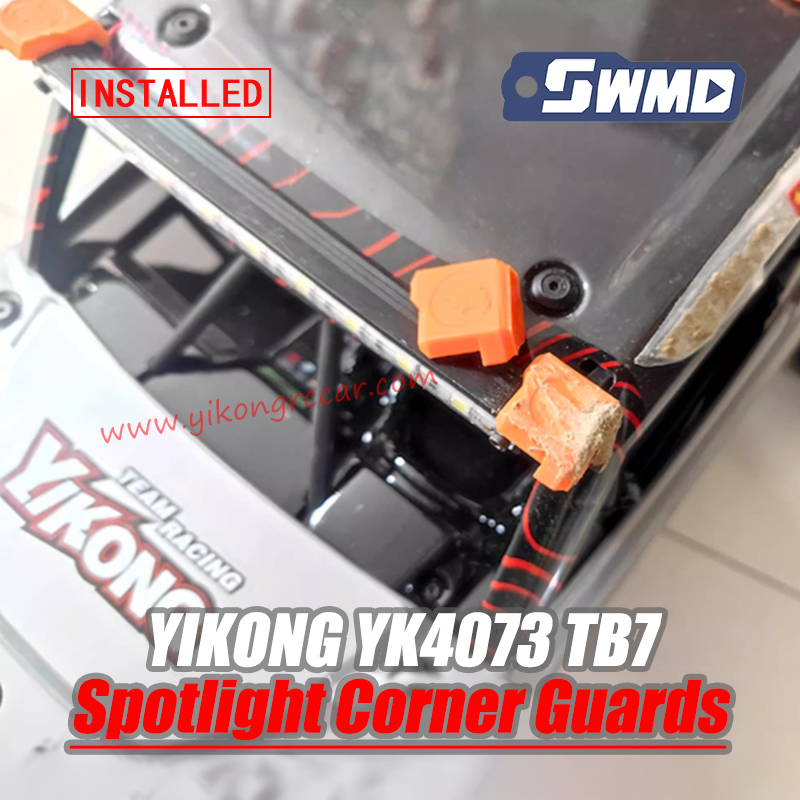 YIKONG YK4073 RC Car Upgrade Parts Spotlight Corner Guards