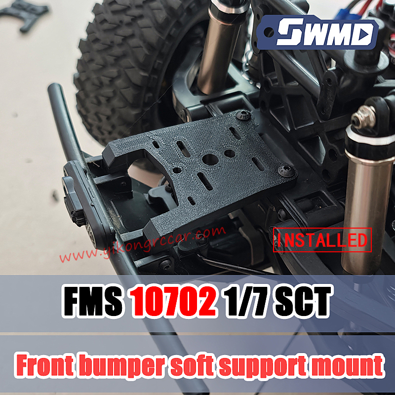 FMS 10702 U4 4074 Parts Front Bumper Soft Support Mount 1